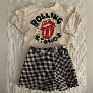 Zara Girls Rolling Stones 12-18 mo